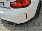 Rear Side Splitters BMW M2 F87 Coupe - Textured