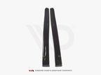Side Skirts Diffusers V.1 BMW M3 F80 (2014-18) - Textured