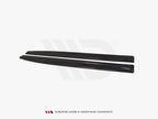 Side Skirts Diffusers V.1 BMW M4 F82 - Textured