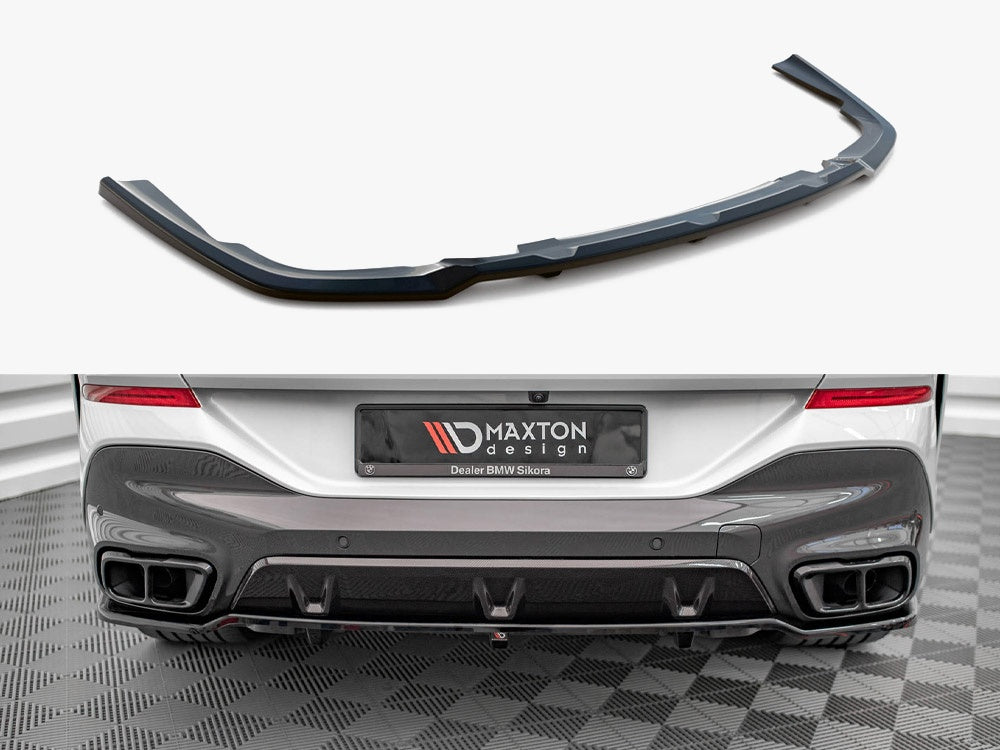 Central Rear Splitter (Vertical Bars) V.1 BMW X6 M-Pack G06