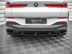Central Rear Splitter (Vertical Bars) V.1 BMW X6 M-Pack G06
