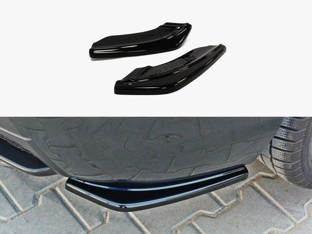 Rear Side Splitters Mazda 3 MPS Mk1 US-Spec Version - Textured