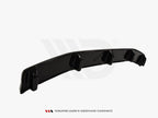 Central Rear Splitter Mazda 3 MK2 MPS (With Vertical Bars) - Textured