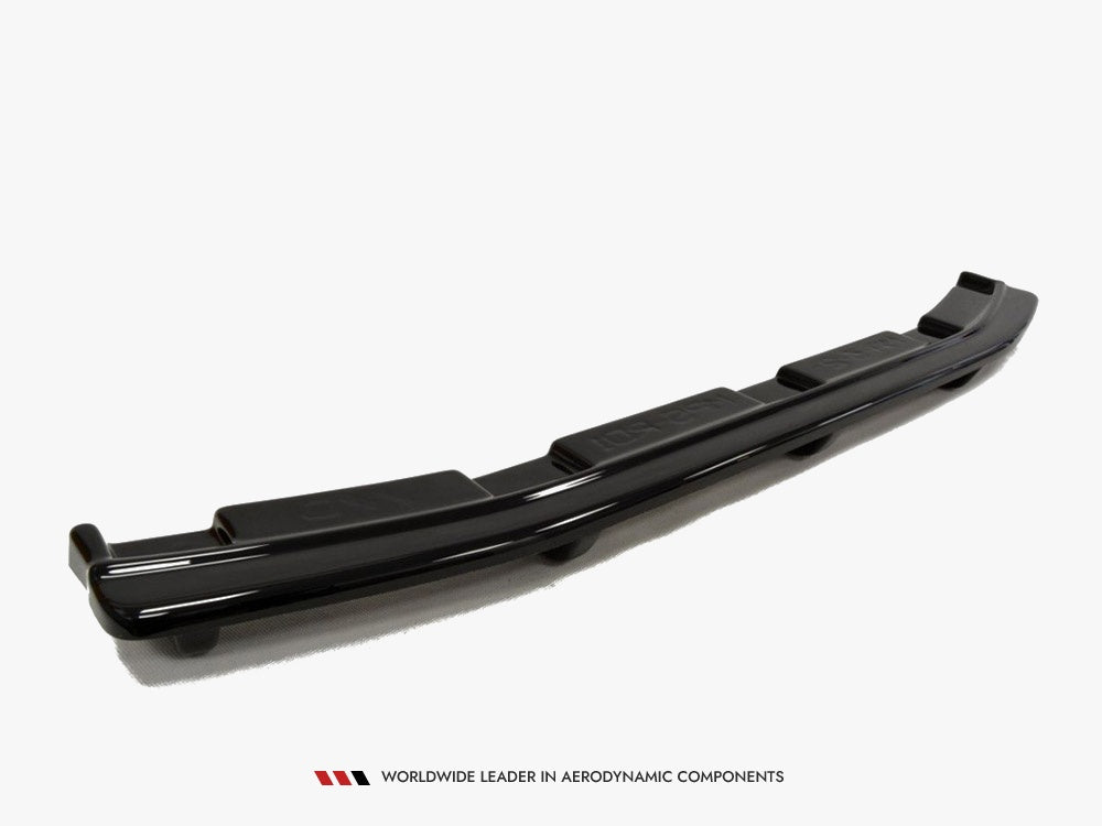 Central Rear Splitter Mazda 3 MK2 MPS (With Vertical Bars) - Textured