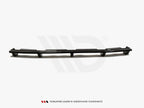 Central Rear Splitter Mazda 3 MK2 MPS (With Vertical Bars) - Textured