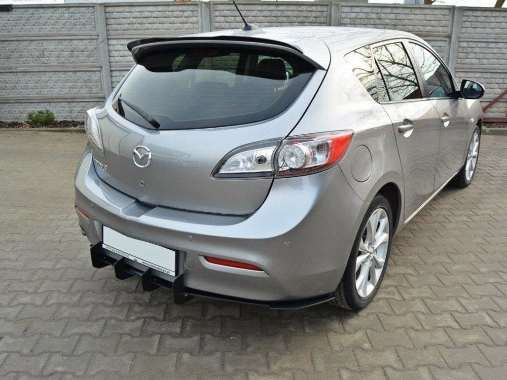 Mazda 3 MK2 Sport (Preface) Rear Diffuser &amp; Rear Side Splitters
