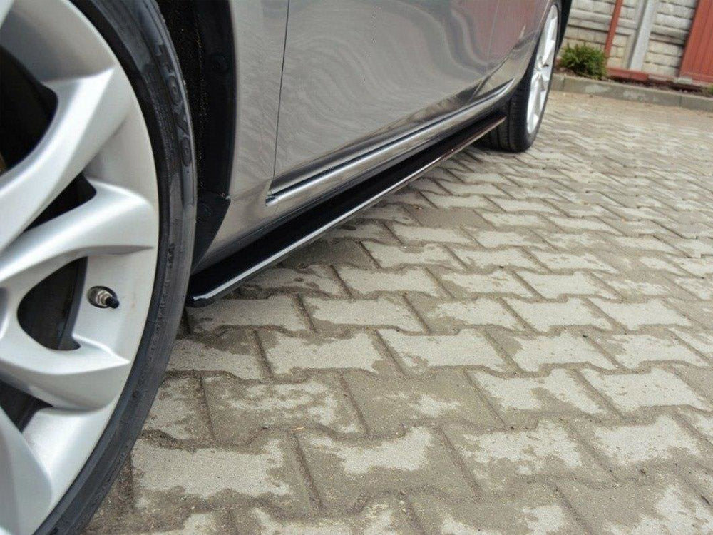 Side Skirts Diffusers Mazda 3 MK2 Sport (Preface) - Carbon Look