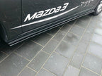 Side Skirts Diffusers Mazda 3 Mk3
