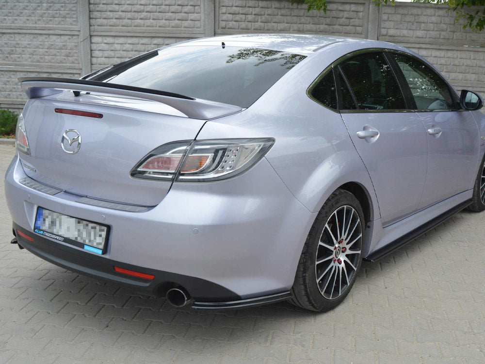 Spoiler Extension CAP  Mazda 6 MK2 Sport Hatch (Gh-series) Pre-facelift (2008-2010) - Carbon Look