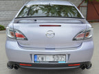 Rear Side Splitters  Mazda 6 MK2 Sport Hatch (Gh-series) Pre-facelift (2008-2010) - Carbon Look