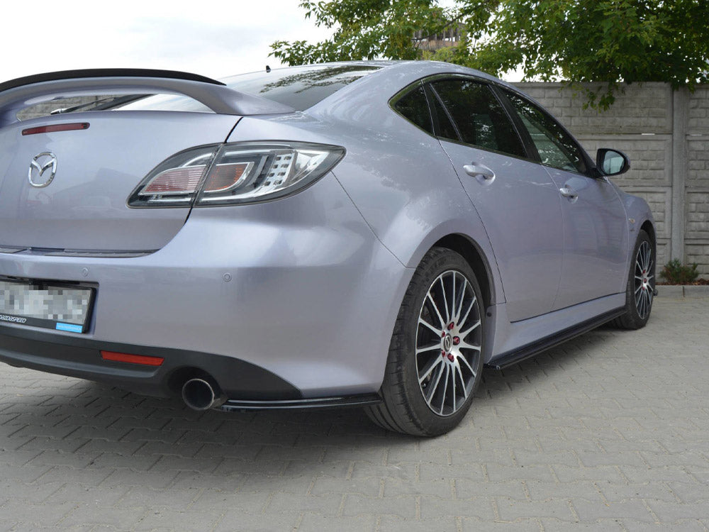 Side Skirts Splitters  Mazda 6 MK2 Sport Hatch (Gh-series) Pre-facelift (2008-2010) - Textured