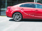 Rear Side Splitters Mazda 6 GJ (MK3) Facelift (2014- 2017) - Textured