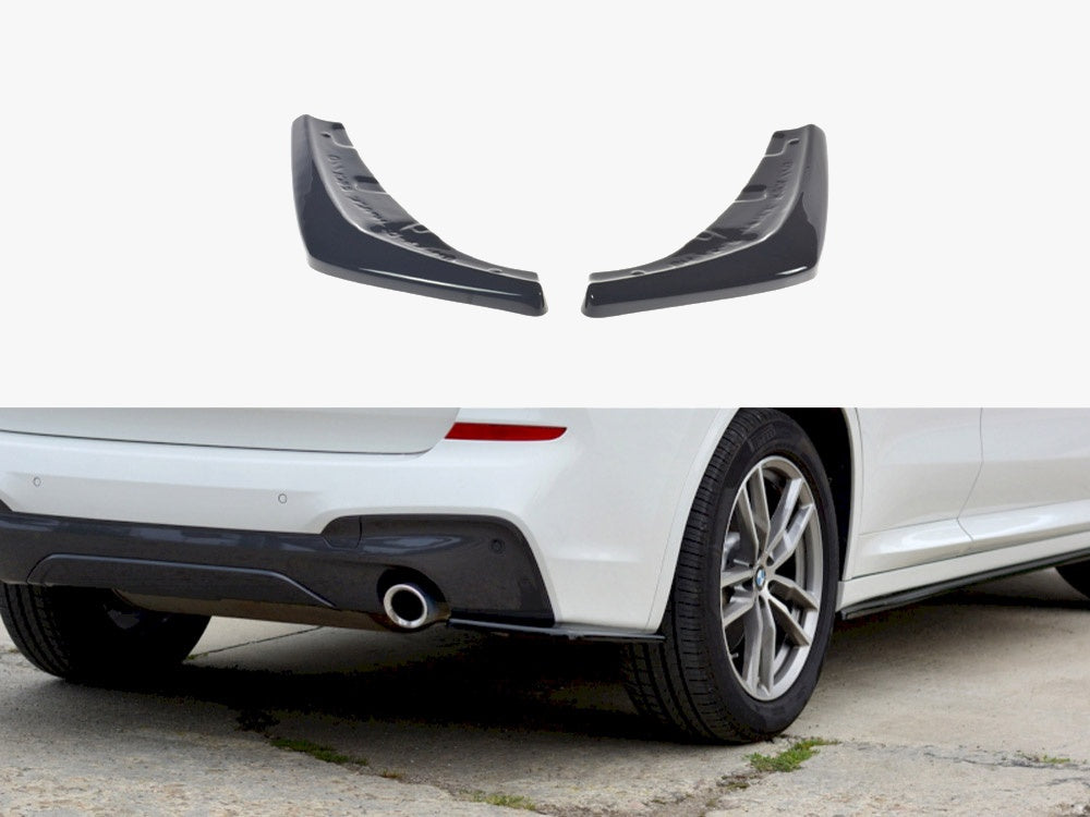 Rear Side Splitters BMW X3 G01 M-Pack - Carbon Look