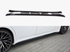 Side Skirts Diffusers Maserati Quattroporte MK5 Facelift (2009-2012) - Textured