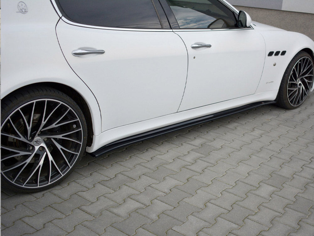 Side Skirts Diffusers Maserati Quattroporte MK5 Facelift (2009-2012) - Textured
