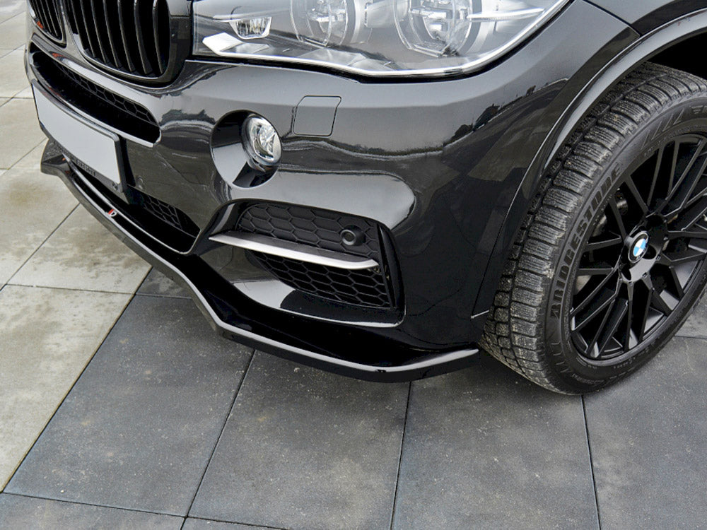 Front Splitter V.1 BMW X5 F15 M50D (2014-2018) - Textured
