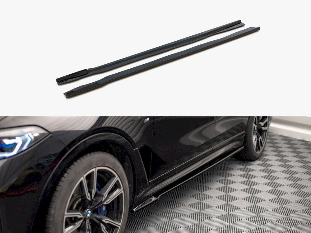 Side Skirts Diffusers BMW X7 M-Pack G07