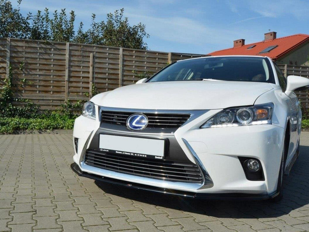 Front Splitter V.1 Lexus CT MK1 Facelift (2013-2017) - Textured