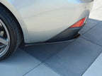 Rear Side Splitters Lexus IS 200T MK3 (2013-2016) - Textured