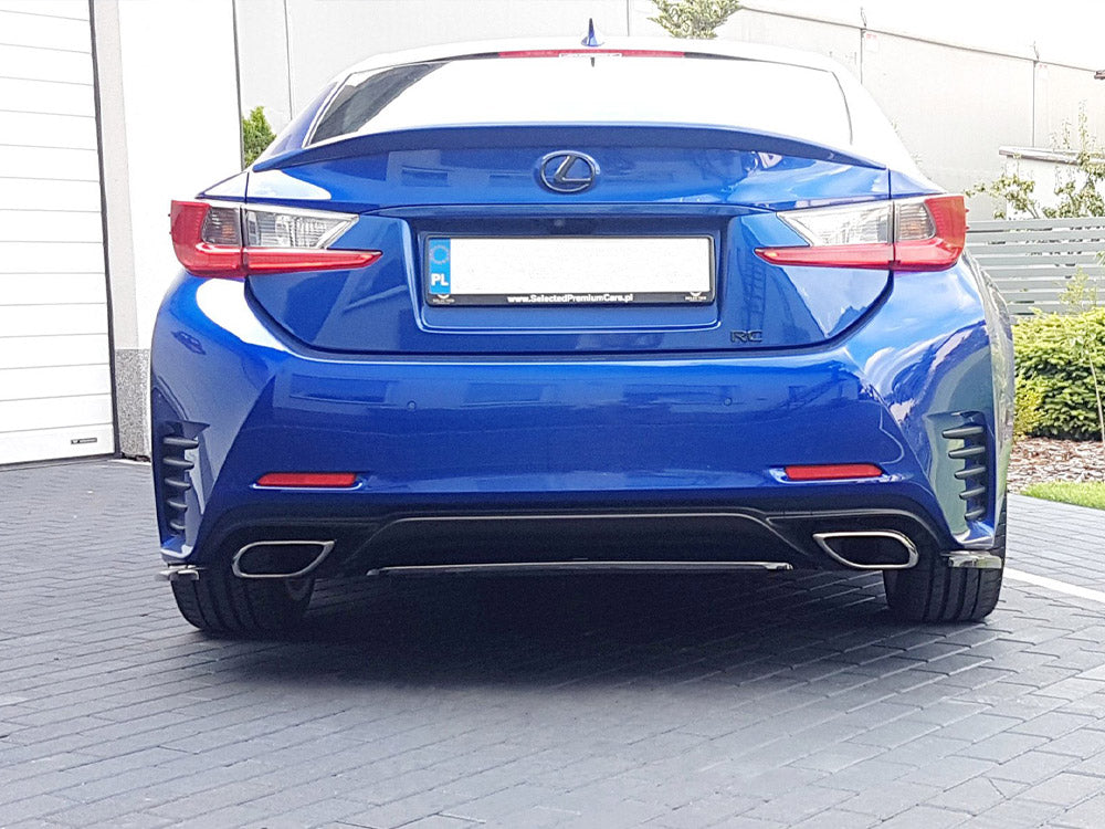 Central Rear Splitter (Without Vertical Bars) Lexus RC (2014-UP)
