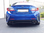 Central Rear Splitter (Without Vertical Bars) Lexus RC (2014-UP)