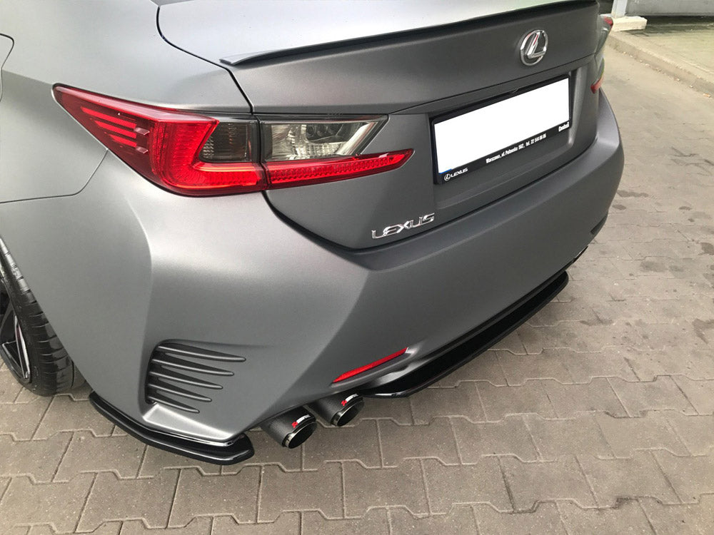 Central Rear Splitter (Without Vertical Bars) Lexus RC (2014-UP)