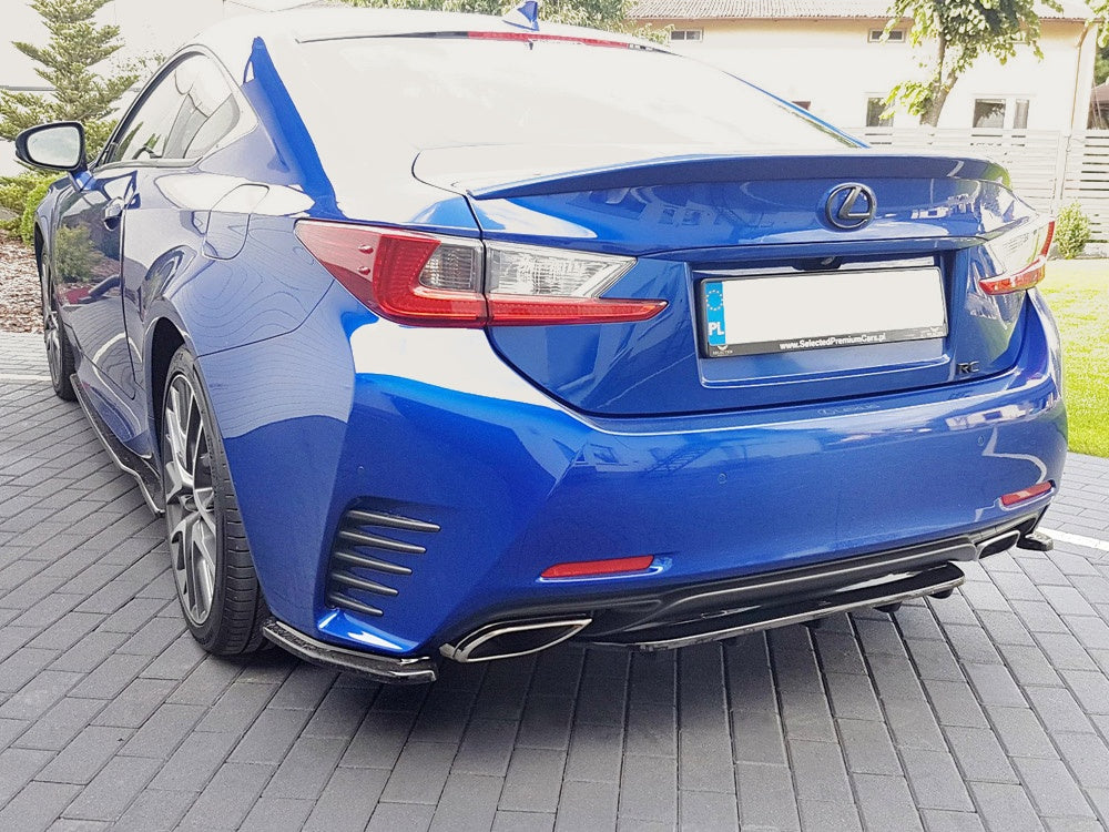 Central Rear Splitter (With Vertical Bars) Lexus RC (2014-UP)