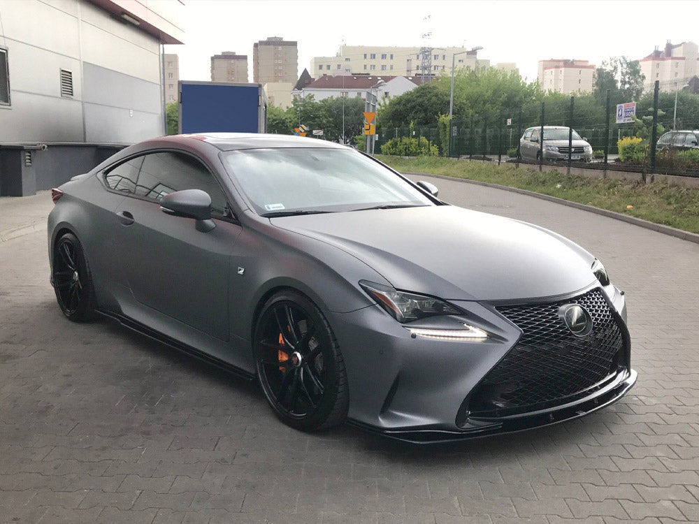 Side Skirts Diffusers Lexus RC (2014-UP) - Carbon Look