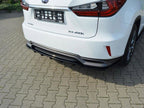 Rear Splitter (Vertical Bars) Lexus RX Mk4 H