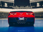 Rear Side Splitters V.1 Chevrolet Corvette Stingray / Grand Sport C7