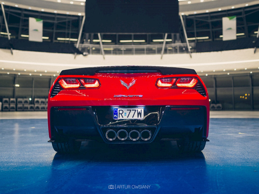 Rear Side Splitters V.1 Chevrolet Corvette Stingray / Grand Sport C7