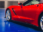 Side Skirts Diffusers V.1 Chevrolet Corvette Stingray / Grand Sport C7