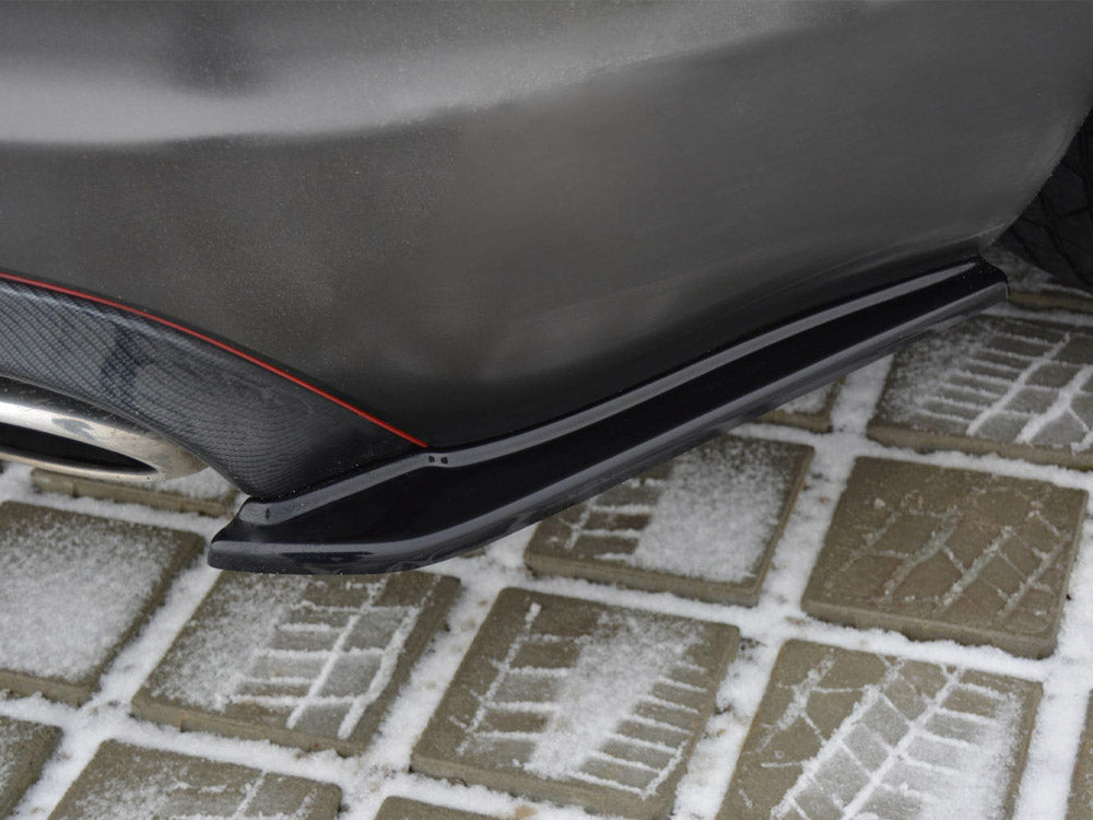 Rear Side Splitters Jaguar XF (X250) MK1 Sportbrake S-pack (2012-2015) - Carbon Look