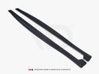 Side Skirts Diffusers Jaguar XF- R (2007-2011) - Textured