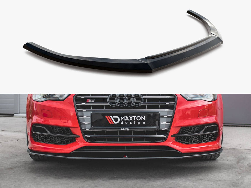 Front Splitter V.1 Audi S3 / A3 S-Line 8V Sedan / Cabrio (2013-2016)