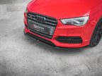 Front Splitter V.1 Audi S3 / A3 S-Line 8V Sedan / Cabrio (2013-2016)