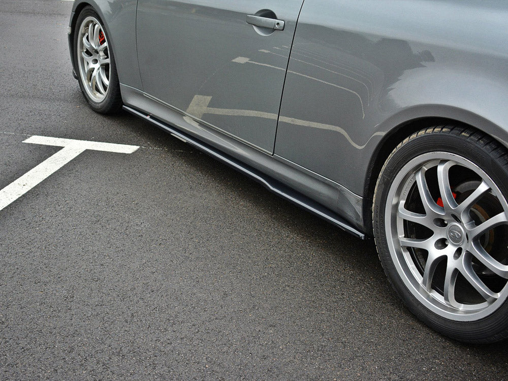 Side Skirts Splitters  Infiniti G35 Coupe (2003-2007) - Carbon Look