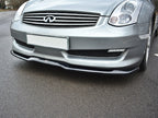 Front Splitter V.1 Infiniti G35 Coupe (2003-2007) - Carbon Look
