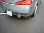 Rear Side Splitters Infiniti G35 Coupe (2003-2007) - Textured