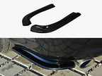 Rear Side Splitters Infiniti G37 Sedan - Carbon Look