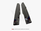 Side Skirts Diffusers Infiniti QX70 - Carbon Look