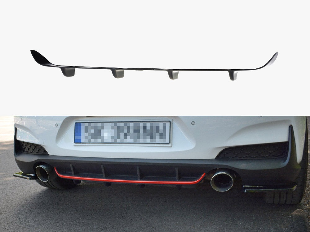 Rear Valance Hyundai I30 Mk3 N - Carbon Look