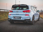 Rear Side Splitters V.7 + Flaps Hyundai I30 N Mk3 Hatchback