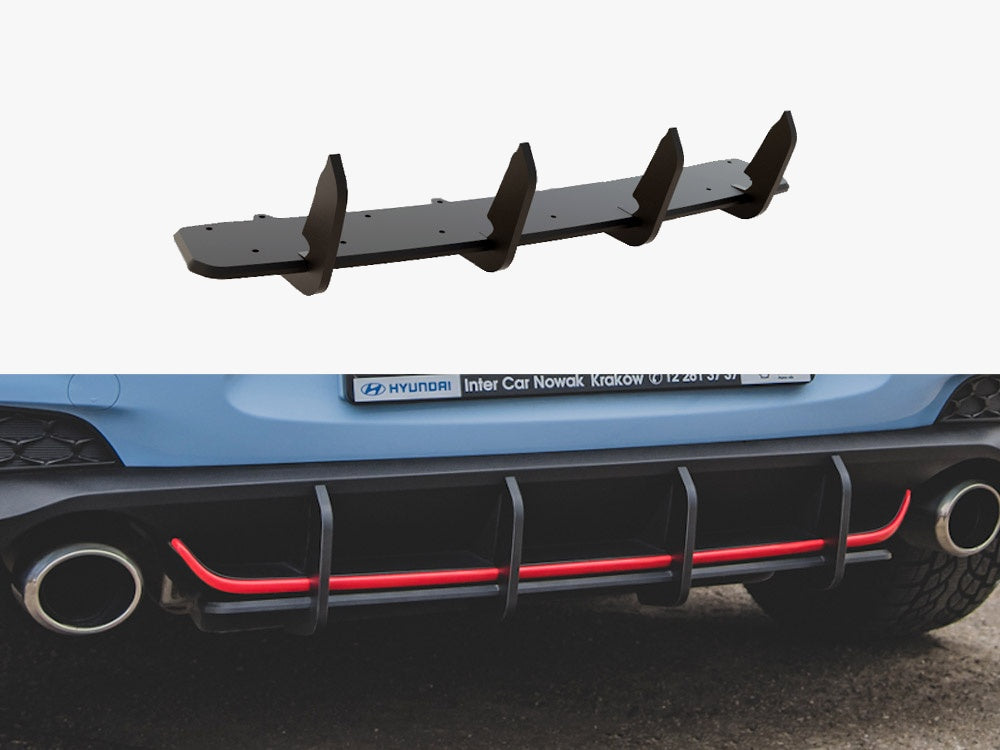Street PRO Rear Diffuser V.1 Hyundai I30 N Mk3 Hatchback