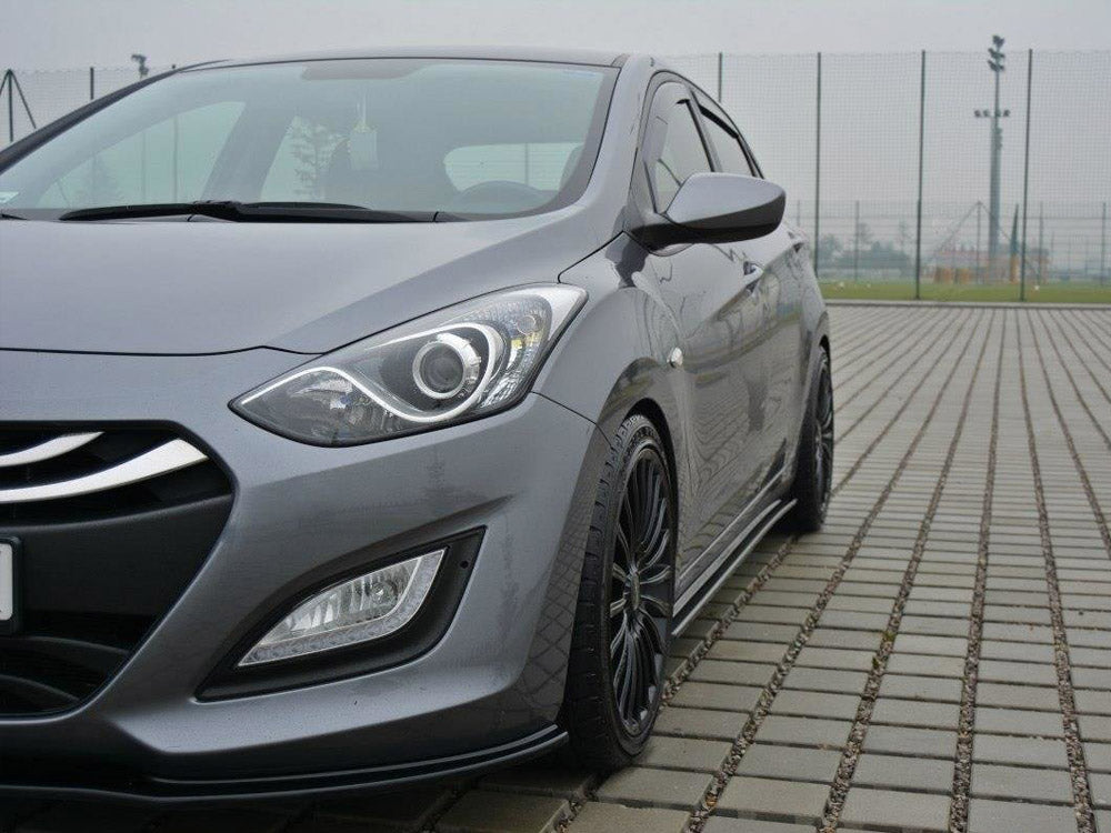 Side Skirts Diffusers Hyundai I30 MK2 (2011-2017) - Carbon Look