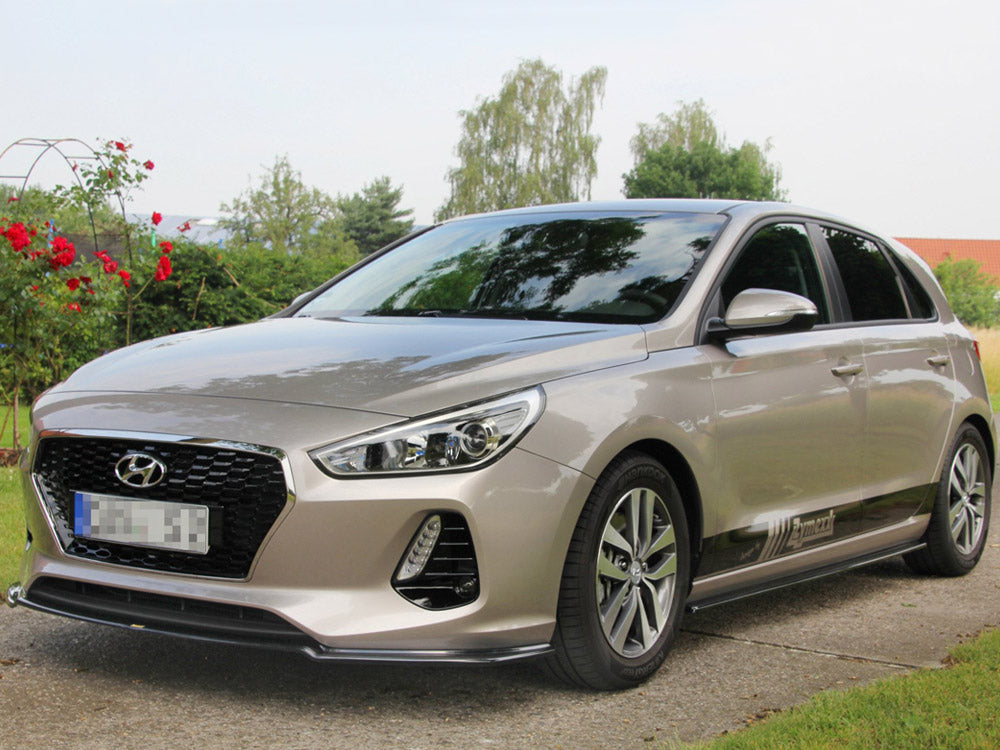 Side Skirts Diffusers Hyundai I30 Mk3 Hatchback - Textured