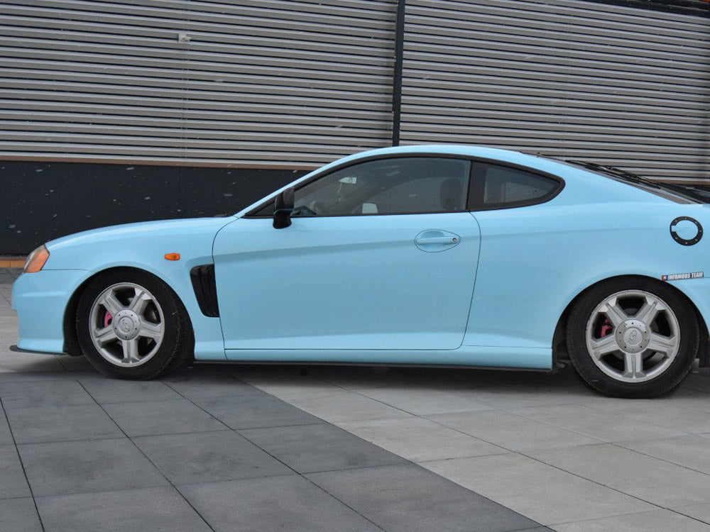 Racing Side Skirts Diffusers Hyundai Tiburon (Coupe) MK2 Facelift (2005-2008)