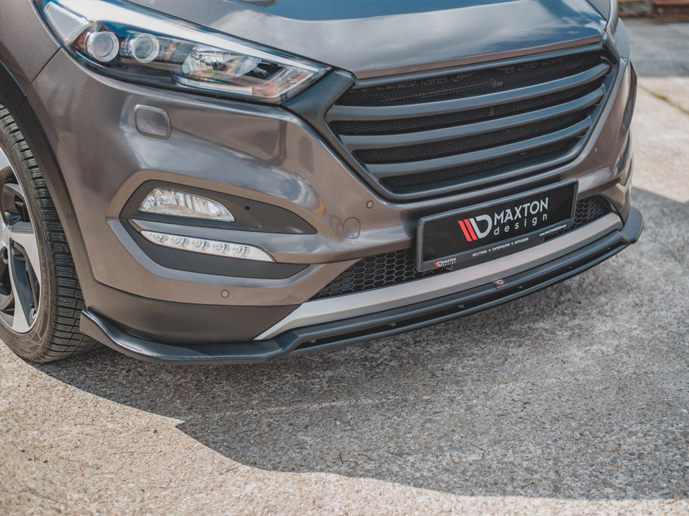 Front Splitter Hyundai Tucson Mk3 Pre-Facelift - Carbon Look