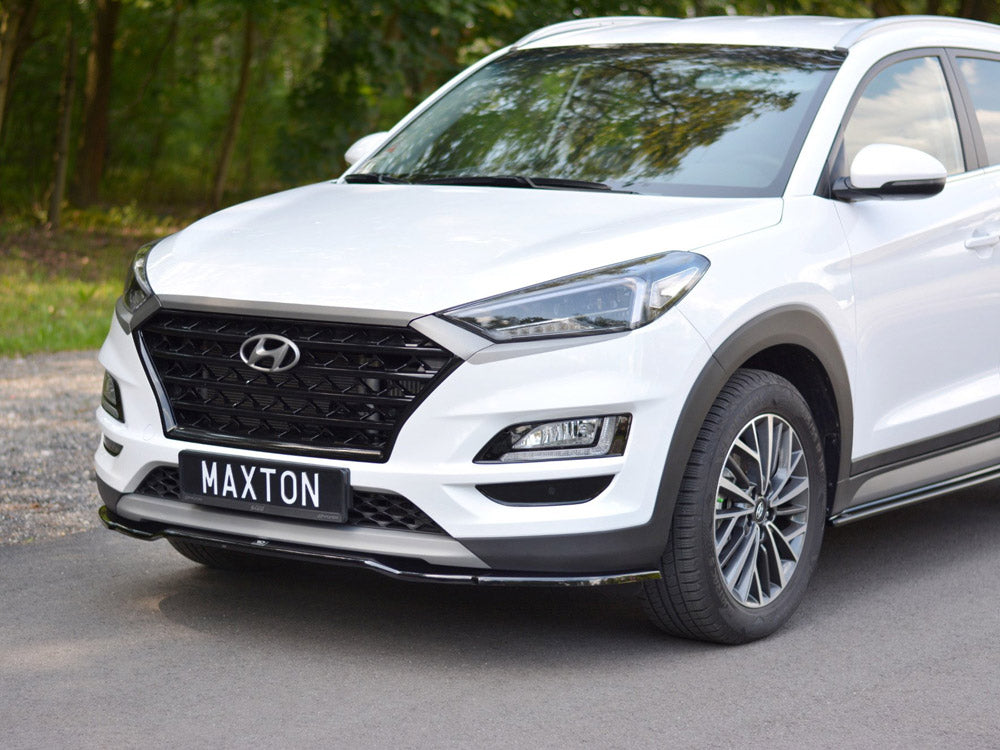 Front Splitter V.2 Hyundai Tucson MK3 Facelift (2018-UP) - Carbon Look