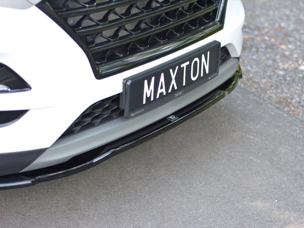Front Splitter V.2 Hyundai Tucson MK3 Facelift (2018-UP) - Textured